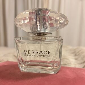 Versace Bright Crystal Eau de Parfum - Clear Bottle with Crystal Cap ~10ml left